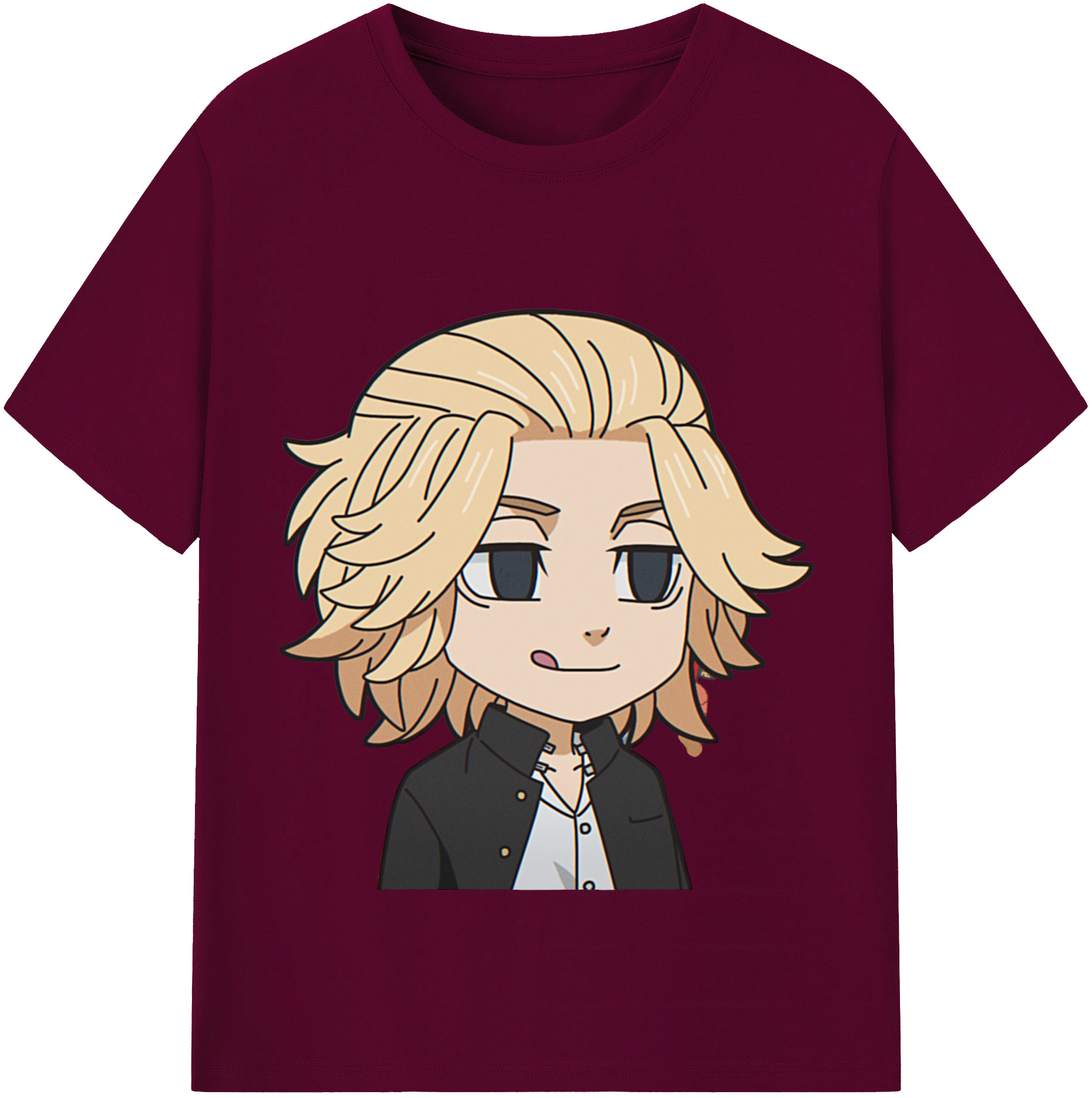（画像用） 東京リベンジャーズ Tokyo Revengers レディースカジュアルプリントTシャツ（綿100％）